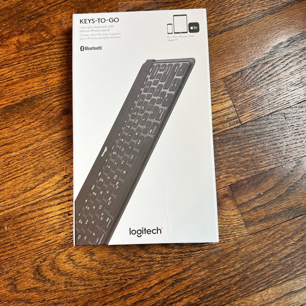 Logitech Keys-To-Go Wireless Keyboard - Black